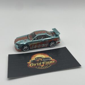 CUSTOM Hot Wheels Gulf Nissan Skyline GT-R R34