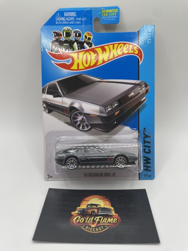 2014 Hot Wheels '81 Delorean DMC-12