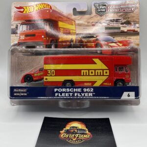 Hot Wheels Team Transport #6 Porsche 962 w/ Fleet Flyer