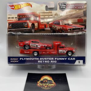 Hot Wheels Team Transport #5 Plymouth Duster Funny Car w/ Retro Rig