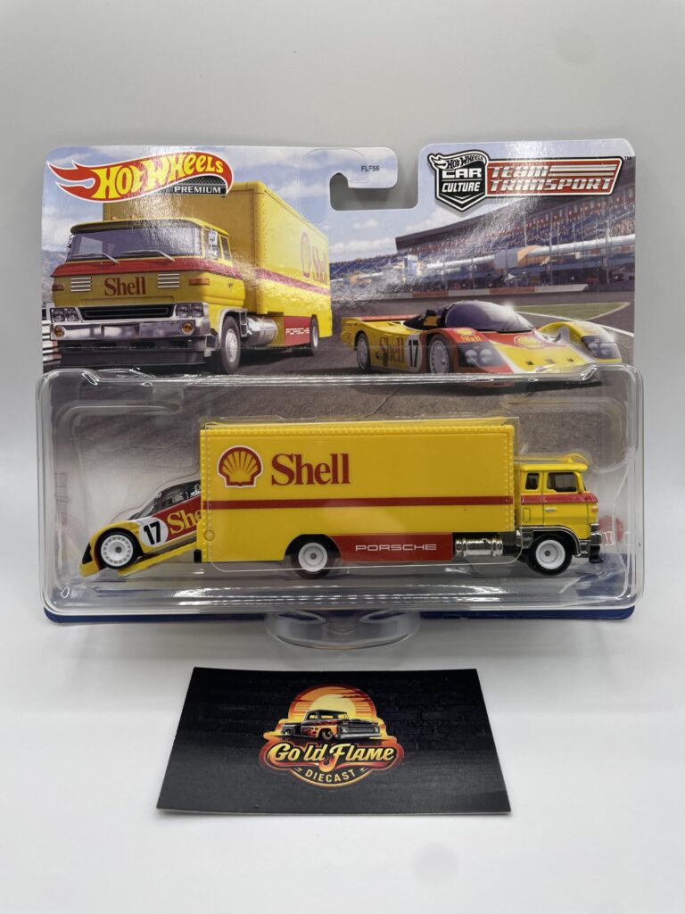 Hot Wheels Team Transport #45 Porsche 962 w/ Sakura Sprinter - Gold ...