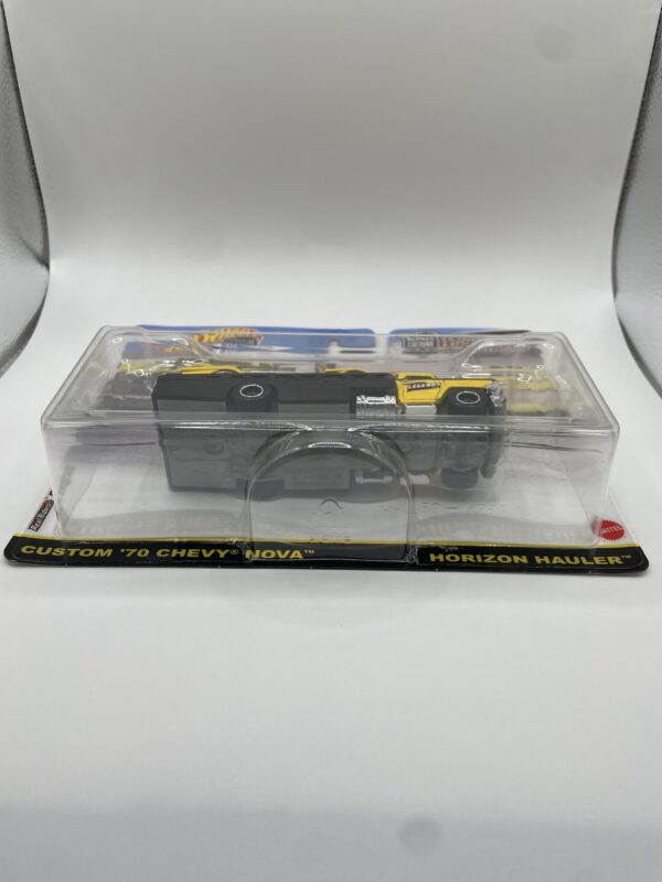 Hot Wheels Legends Tour Team Transport Custom '70 Chevy Nova w/ Horizon Hauler - Image 2