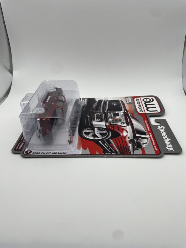 AutoWorld Ultra Red CHASE Speedway 2020 Ford F-150 Lariat - Image 3