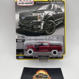 AutoWorld Ultra Red CHASE 2019 Ford F-150 XLT Sport