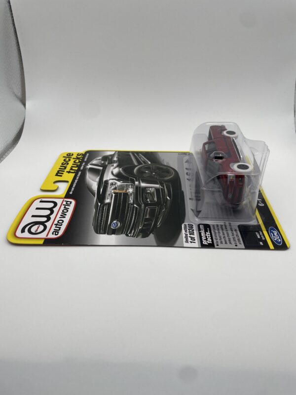 AutoWorld Ultra Red CHASE 2019 Ford F-150 XLT Sport - Image 3
