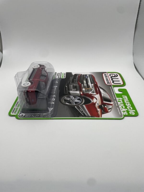 AutoWorld Ultra Red CHASE 2019 Ford F-150 Lariat - Image 4