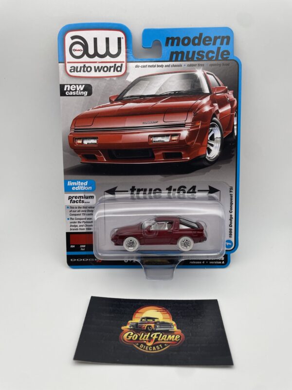 AutoWorld Ultra Red CHASE 1986 Dodge Conquest TSi