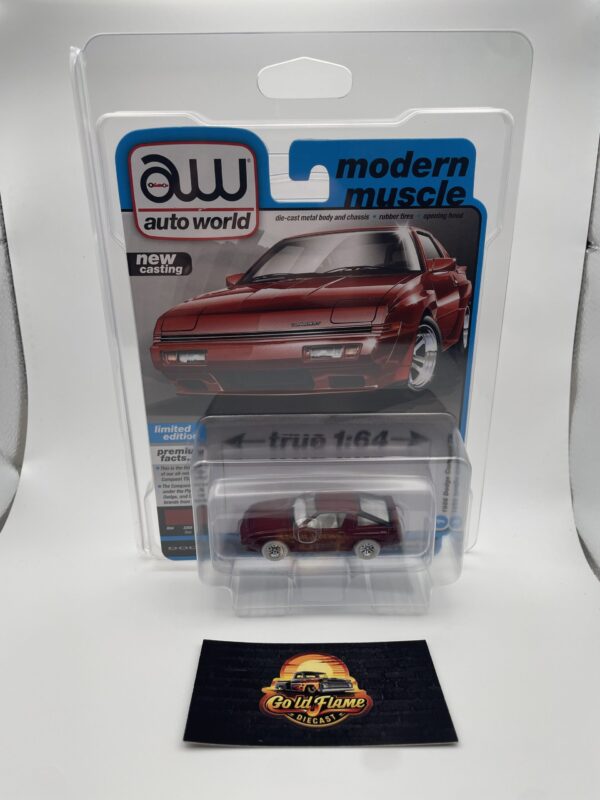 AutoWorld Ultra Red CHASE 1986 Dodge Conquest TSi - Image 5
