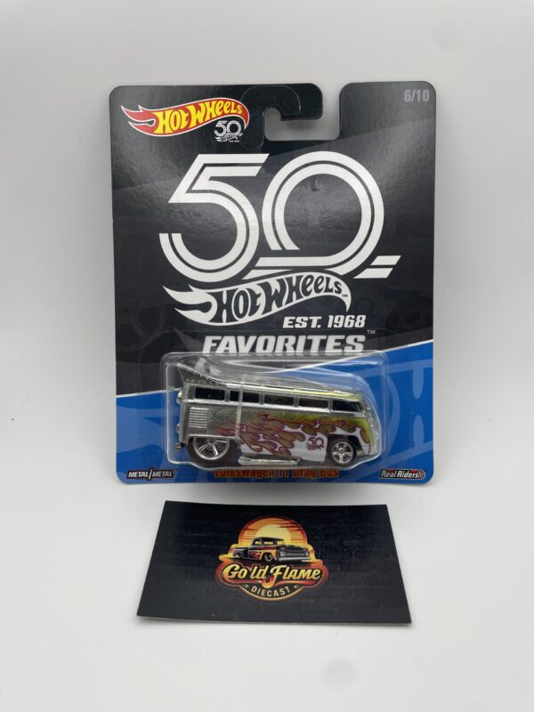 Hot Wheels Premium 50th Anniversary Volkswagen T1 Drag Bus