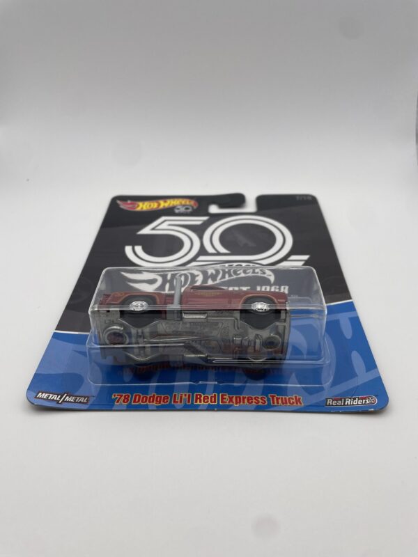 Hot Wheels Premium 50th Anniversary '78 Dodge Li'l Red Express Truck - Image 2
