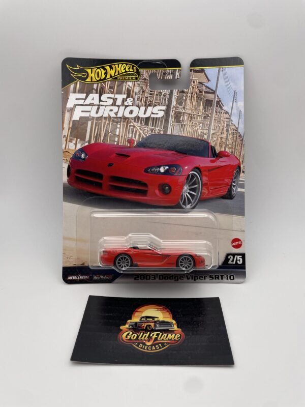 Hot Wheels Premium Fast & Furious 2003 Dodge Viper SRT10